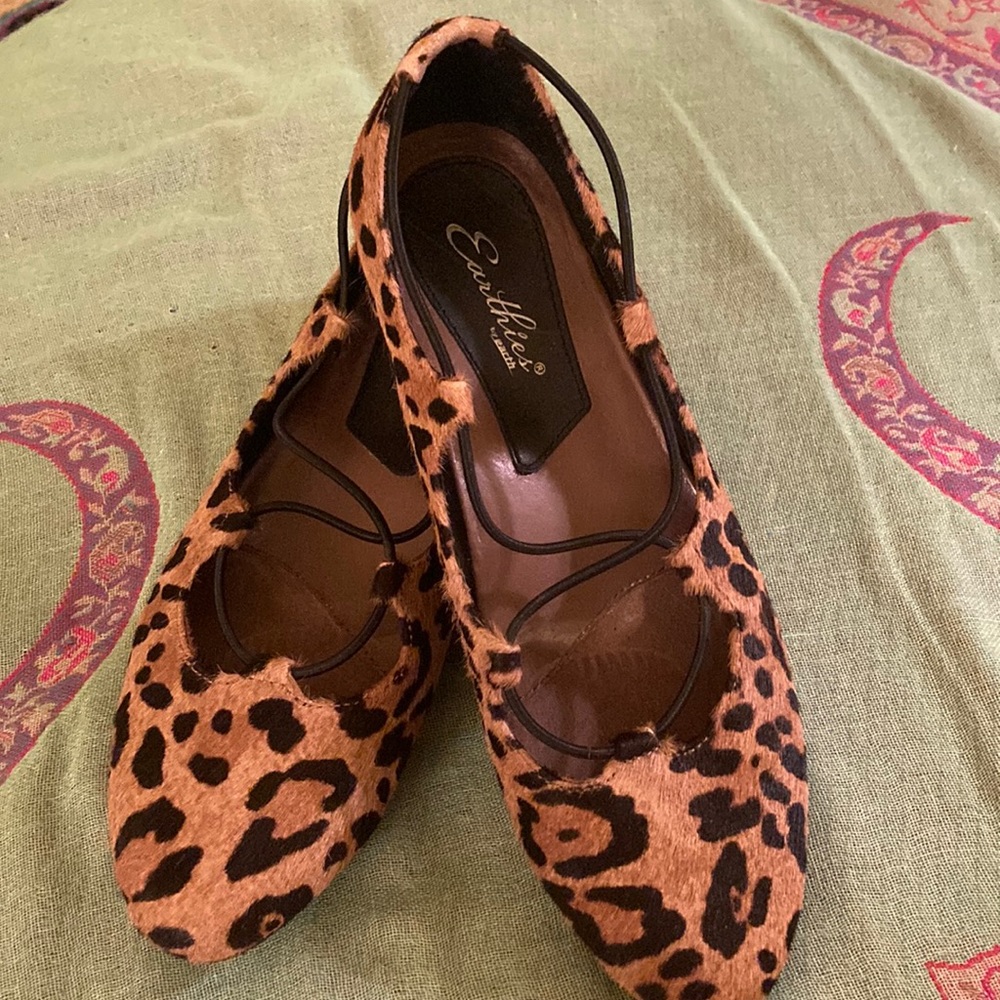 Earthies Leopard Print Flats